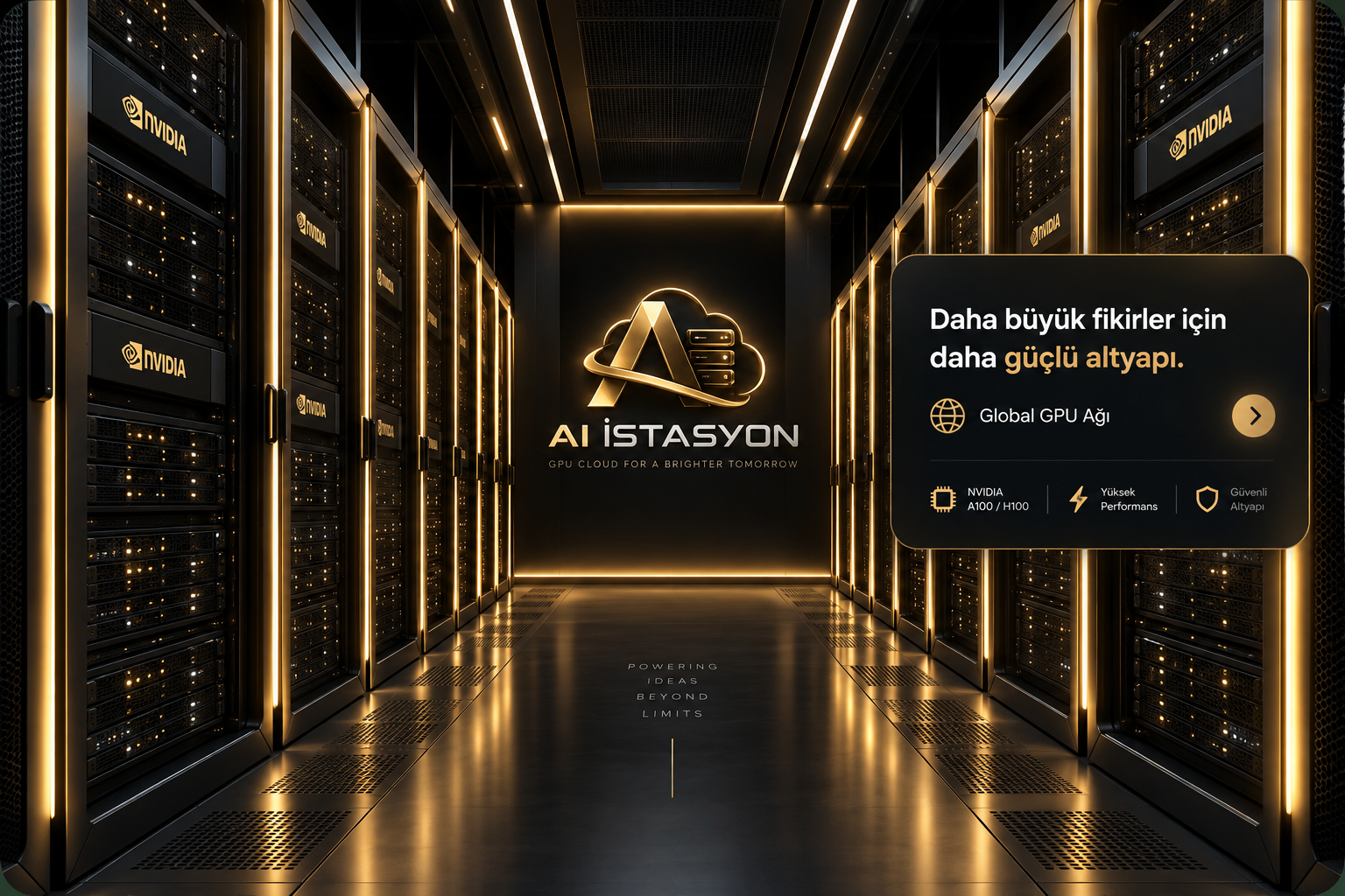 AI İstasyon GPU cloud veri merkezi